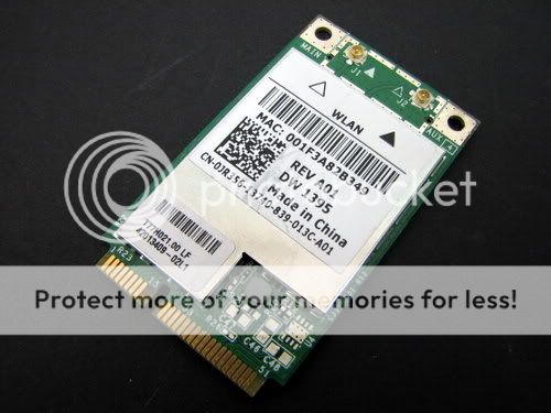 Dell Inspiron 1525 1526 Wireless Card   DW 1395   JR356  