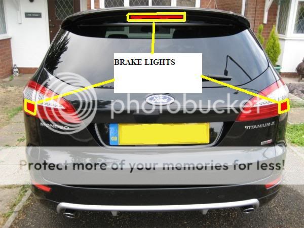 Ford galaxy brake light replacement #2