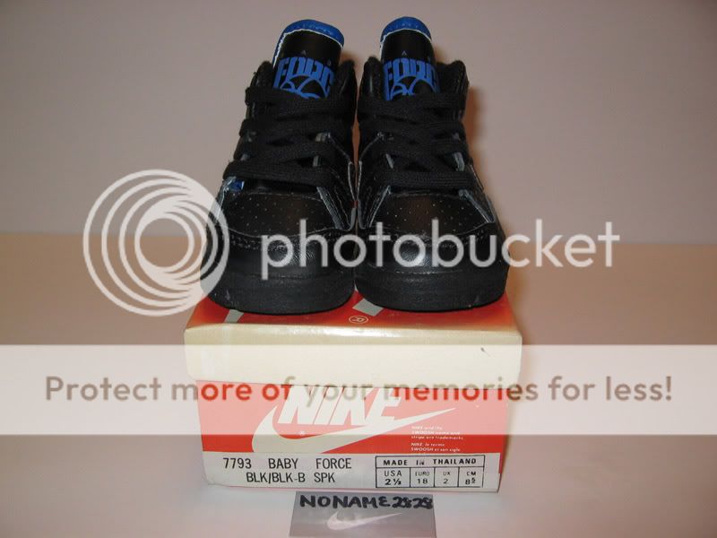 1988 NIKE BABY FORCE 4 jordan 11 dmp 6 wolf 3 mars 2.5C  