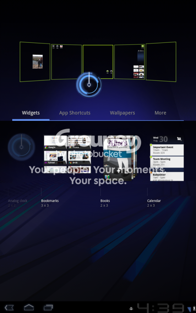 Android 3.0 HoneyComb pantalla principal Android 3.0 HoneyComb pantalla principal Android 3.0 Honeycomb: características completas